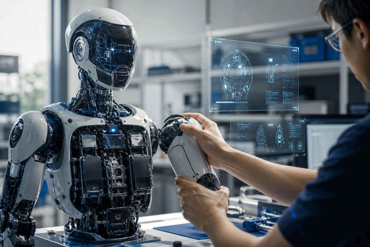 AI社員を組み上げる様子